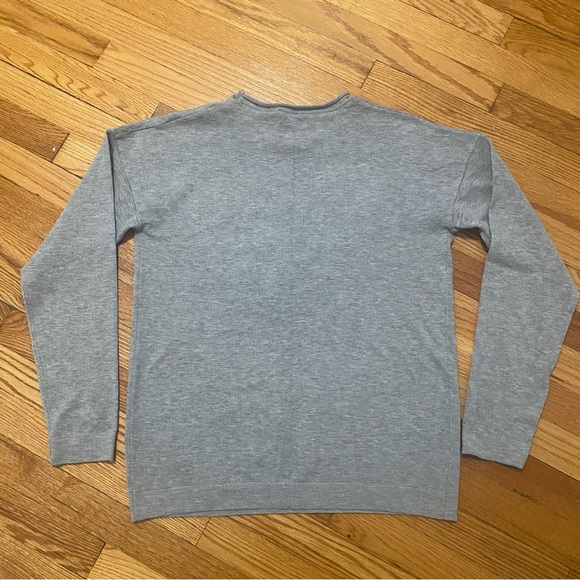 Rue21 Women’s Christmas Grey Sweater Change Sequins Naughty/Nice - Picture 6 of 8